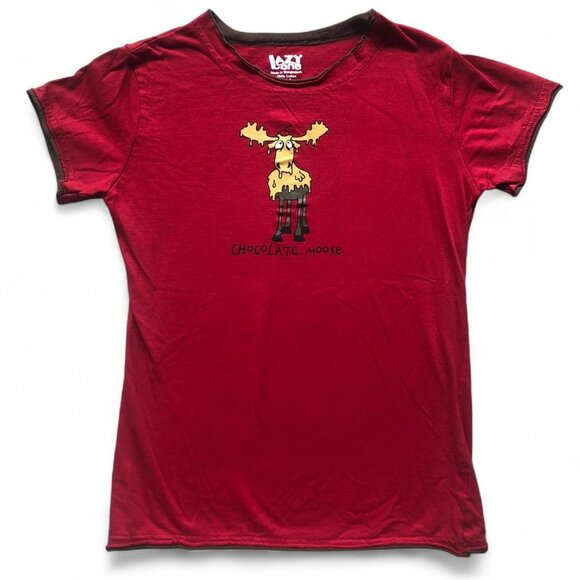 00s Lazy One Chocolate Moose Tee - Picture 3 of 5